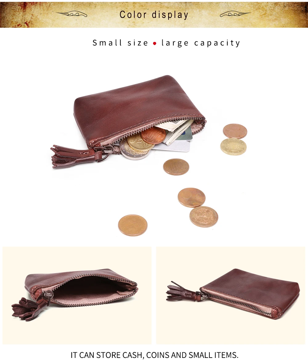 JOYIR, Женская монетная сумка мини-портмоне, натуральная кожа, сумка для мелочи, держатель для кредитных карт, ID, высокое качество, кошелек для монет, сумка для денег, Новинка