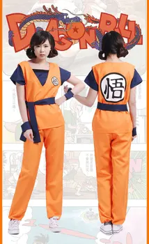 

New Dragon Ball Z Cosplay Costumes 2 Style Son Goku Kids Adul Cosplay Costume