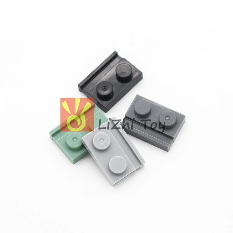 

MOC Brick Parts 32028 Plate, Modified 1 x 2 with Door Rail Classic Piece Building Block Toy Accessory