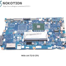 NOKOTION для lenovo Ideapad 110-15ACL Материнская плата ноутбука DG520 NM-B051 основная плата с A4-7210 Процессор DDR3