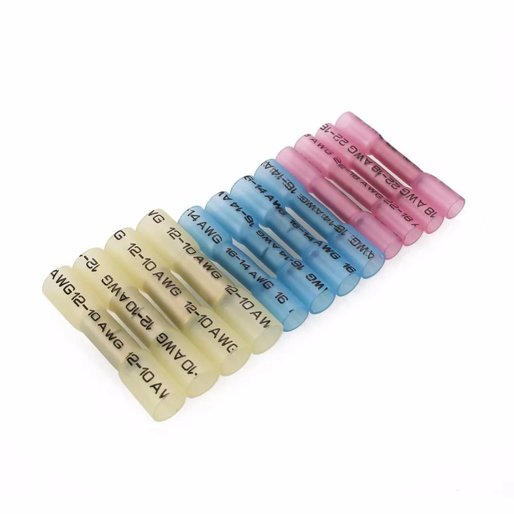 

200Pcs Assorted Crimp Terminals Electrical Heat Shrink Wire Connectors Set