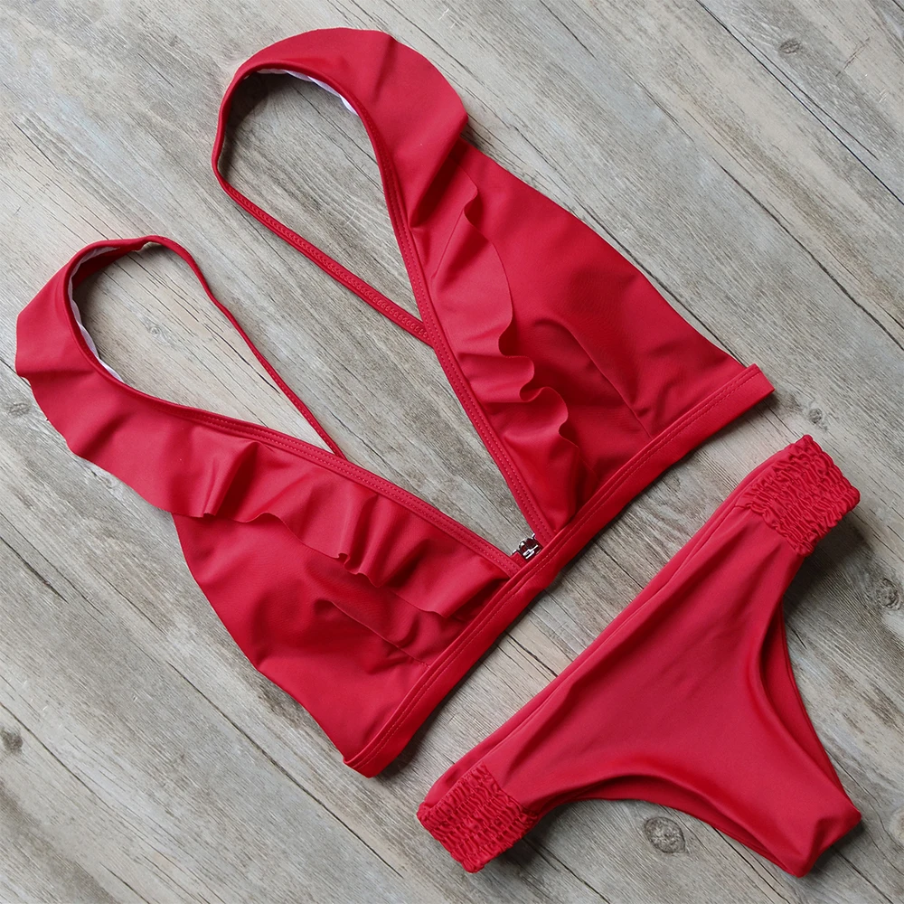 RXRXCOCO Newest Brazilian Bikini Set 2019 Sexy Off Shoulder Bikini Mujer Swimwear Women Swimsuit Halter Push Up Bathing Suits RXRXCOCO Newest Brazilian Bikini Set 2019 Sexy Off Shoulder Bikini Mujer Swimwear Women Swimsuit Halter Push Up Bathing Suits