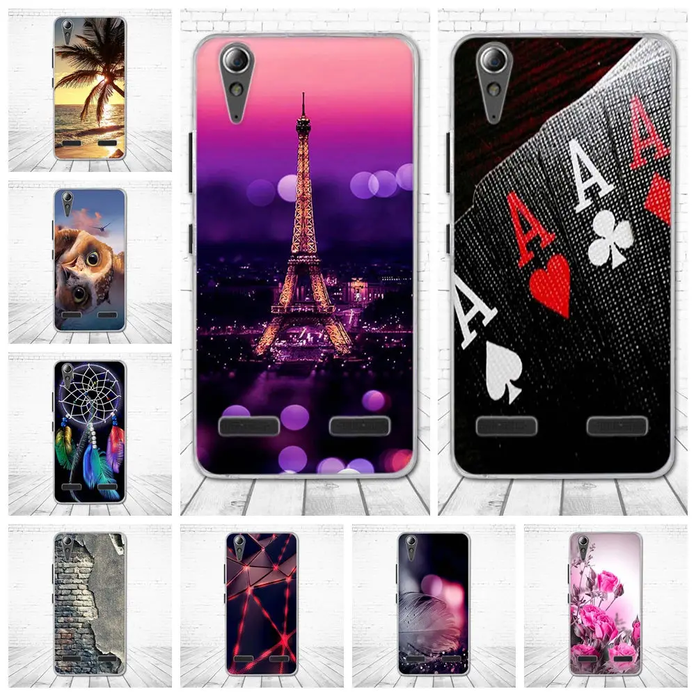 

For Lenovo A6000 A6010 Case Silicon TPU Ultra Thin Soft Back Cover 3D Pattern For Lenovo A6010 Plus /Lemon K3 K30-T Phone Cases