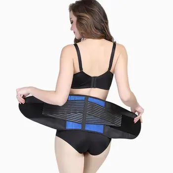 

Neoprene Double Pull Lumbar Adjustable Support Lower Back Belt Brace Pain Relief Sports Protection Waist New