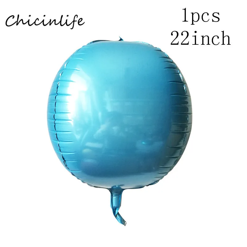 Chicinlife розовый синий 4D шар в форме звезды воздушный шар "Конфетти" день рождения для украшения детского душа шар юбилей поставки - Цвет: 4D Blue