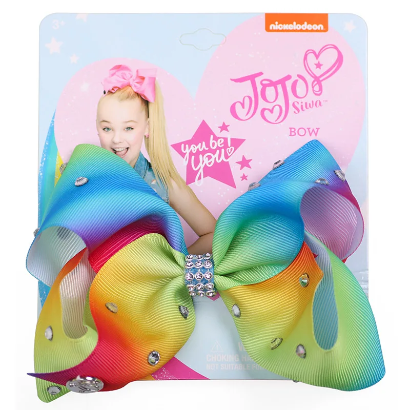 

5" Baby Hair Bows For Girls Clips Hairgrips Handmade Knot Jumbo Ribbed Ribbon Party Bows Hair Clip Hair Accessories