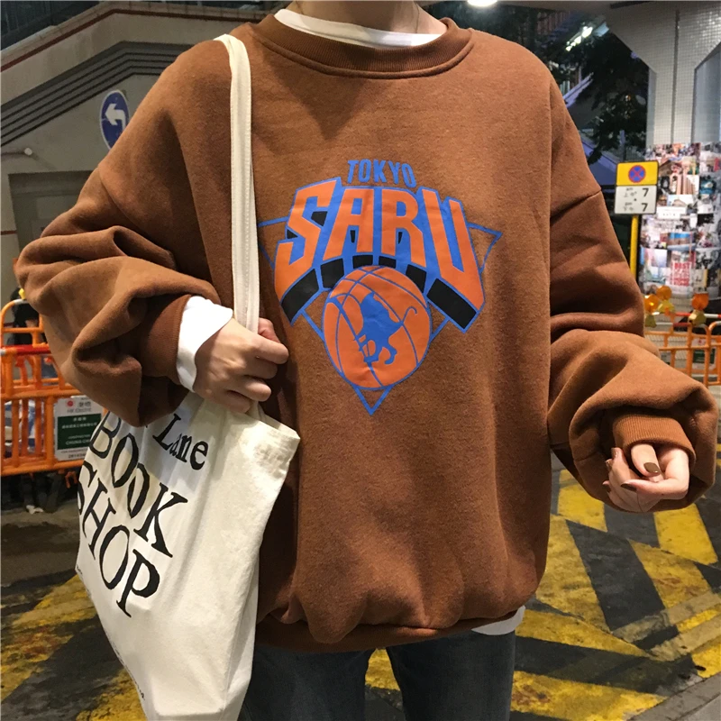 YouGeMan Модный женский топ с капюшоном 2018 осень зима корейский Ulzzang Harajuku Kawaii