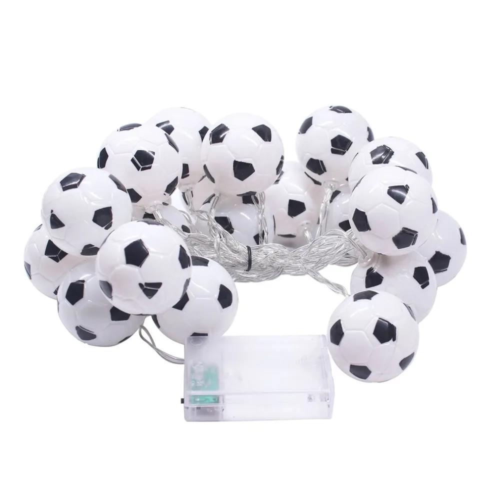 2m 3m LED Football String Lights Festival Party Events Lights Battery Operated Football LED