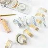 Masking Washi Tape Gold Foil Foiled Diy Craft Glitter Crane Paper Sticky Adhesive Chinease Pattern  Stationery School Supplies ► Photo 3/5