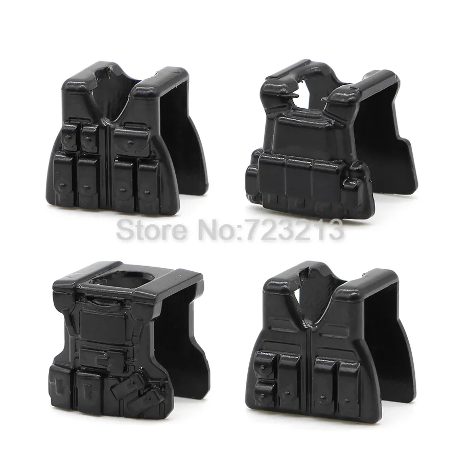 

40pcs/bag Body Armor for Military Set Legoingly MOC Parts Accessories SWAT Model Building Blocks Brick Kits Toys for Children