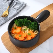 Одноручная емкость для молока Высокая термостойкая Коммерческая кастрюля приготовленная лапша суп Горячая мини Детская плита для готовки сковорода салатник