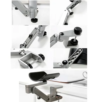 

Mouse Computer Bracket Arm Wrist Hand Rest Support Desk Table Armrest Stand JR Deals