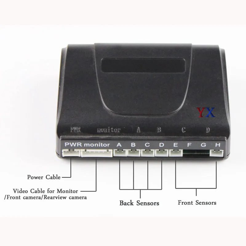 Koorinwoo двухъядерный процессор автомобильные Датчики парковки 6 радаров Передняя Задняя сигнализация парковочный зонд парктроник автомобильный детектор черный белый серебристый