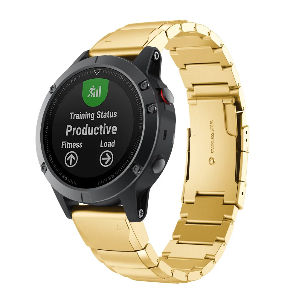 Заменить для мужчин t Band ремешок для Garmin Fenix 5X часы Мода 2019 г. Универсальные мужские часы Простой бизнес нержавеющая сталь браслет быстрый