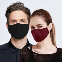 1 шт. хлопковая маска для губ Анти-пыль ткань респиратор с фильтром ткань Анти Пыль черная маска