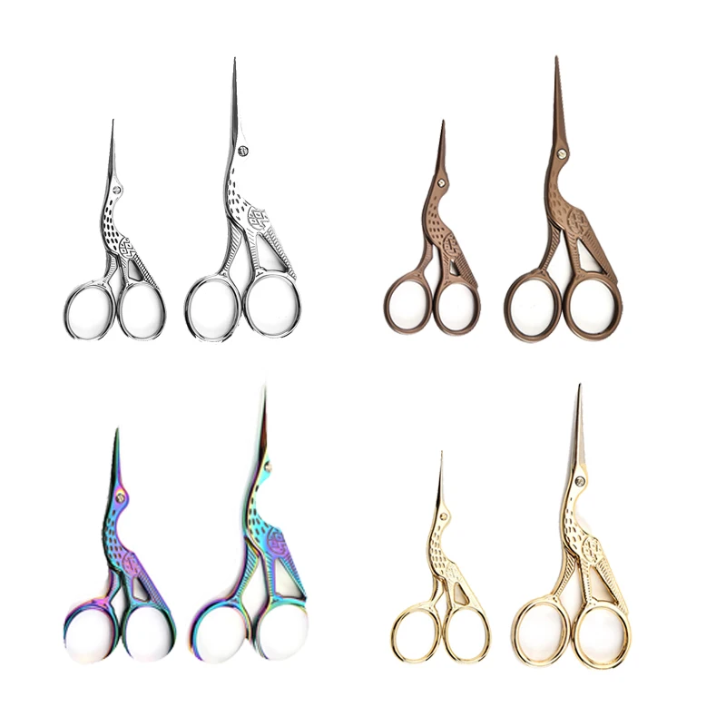 

Stork Scissors Sewing Tailor Scissor Embroideries Craft Vintage Sewing Scissors For Cutting Fabric Cross stitch Needlework DIY