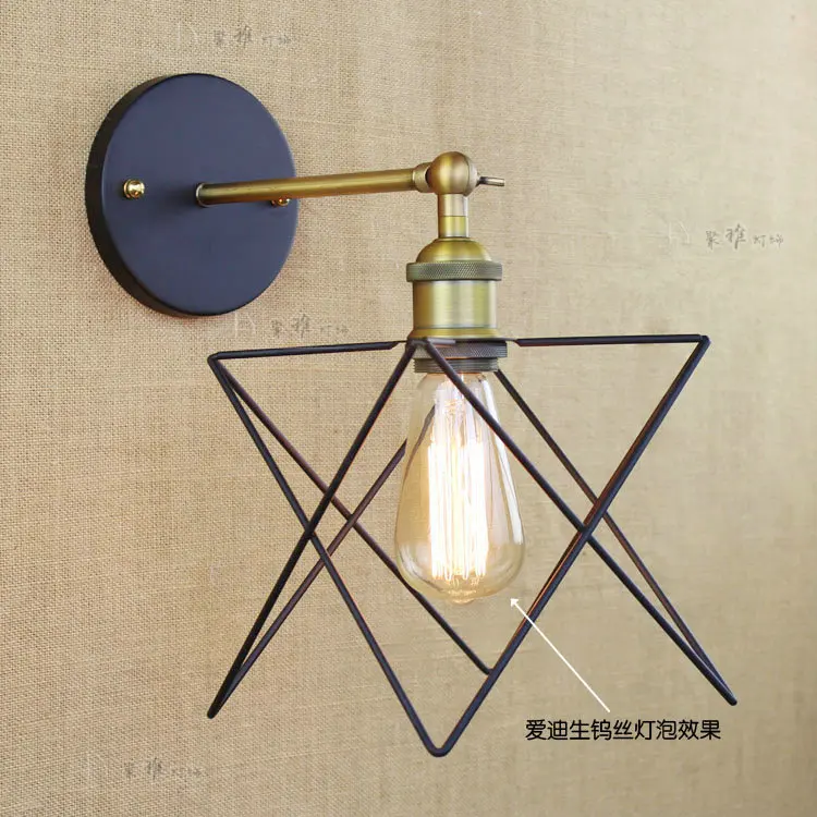 Loft retro Matte Black iron shade adjustable swing arm reading wall lamps Lights e27 / e26 sconce for workroom bedroom bar cafe e27 vintage indoor black wall lamps loft swing rock wall sconce 2 head lights robot arm sconce wall lamp for workroom cafe