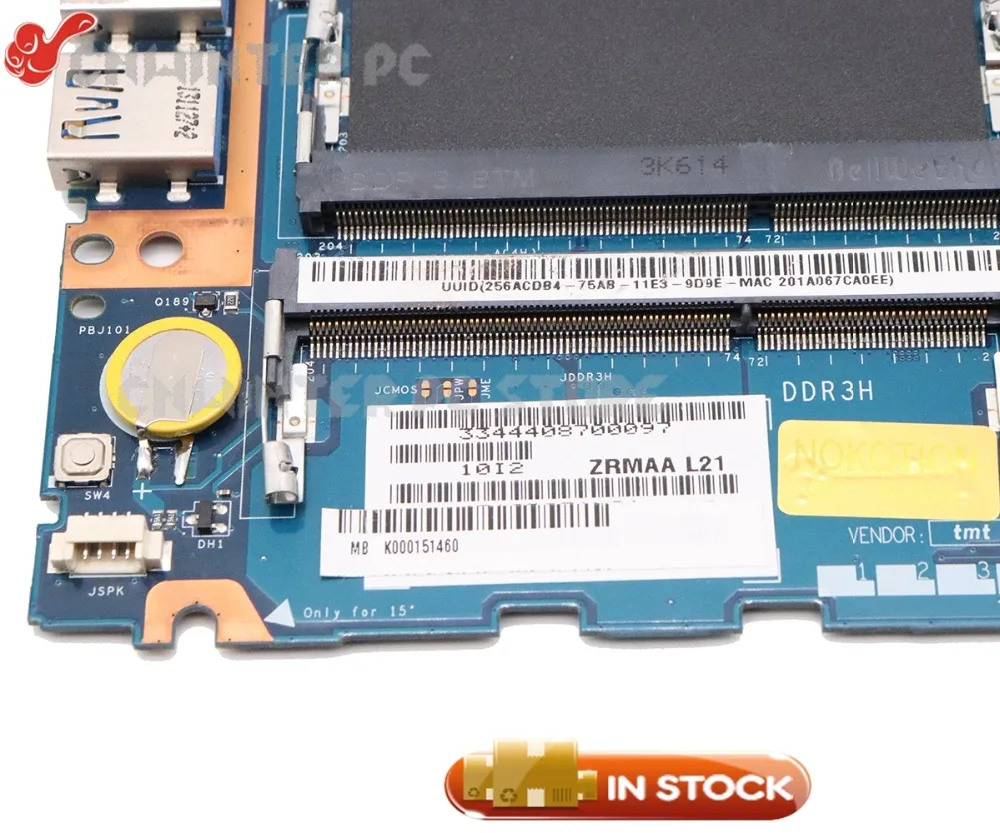 NOKOTION ZRMAA LA A481P K000151460 для Toshiba Satellite E45T A4100 Материнская плата ноутбука I5 4200U 1 6 ГГц