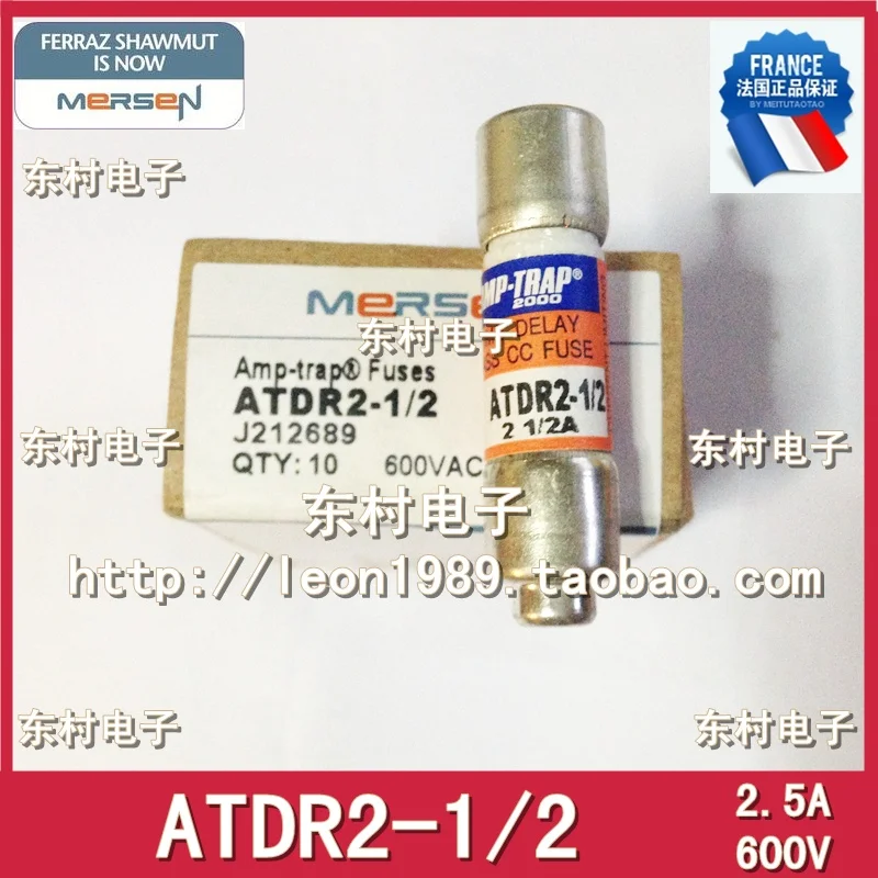 

[SA]France MERSEN fuse FERRAZ AMP-TRAP fuse ADDR 2-1 / 2 2.5A 600V--5PCS/LOT