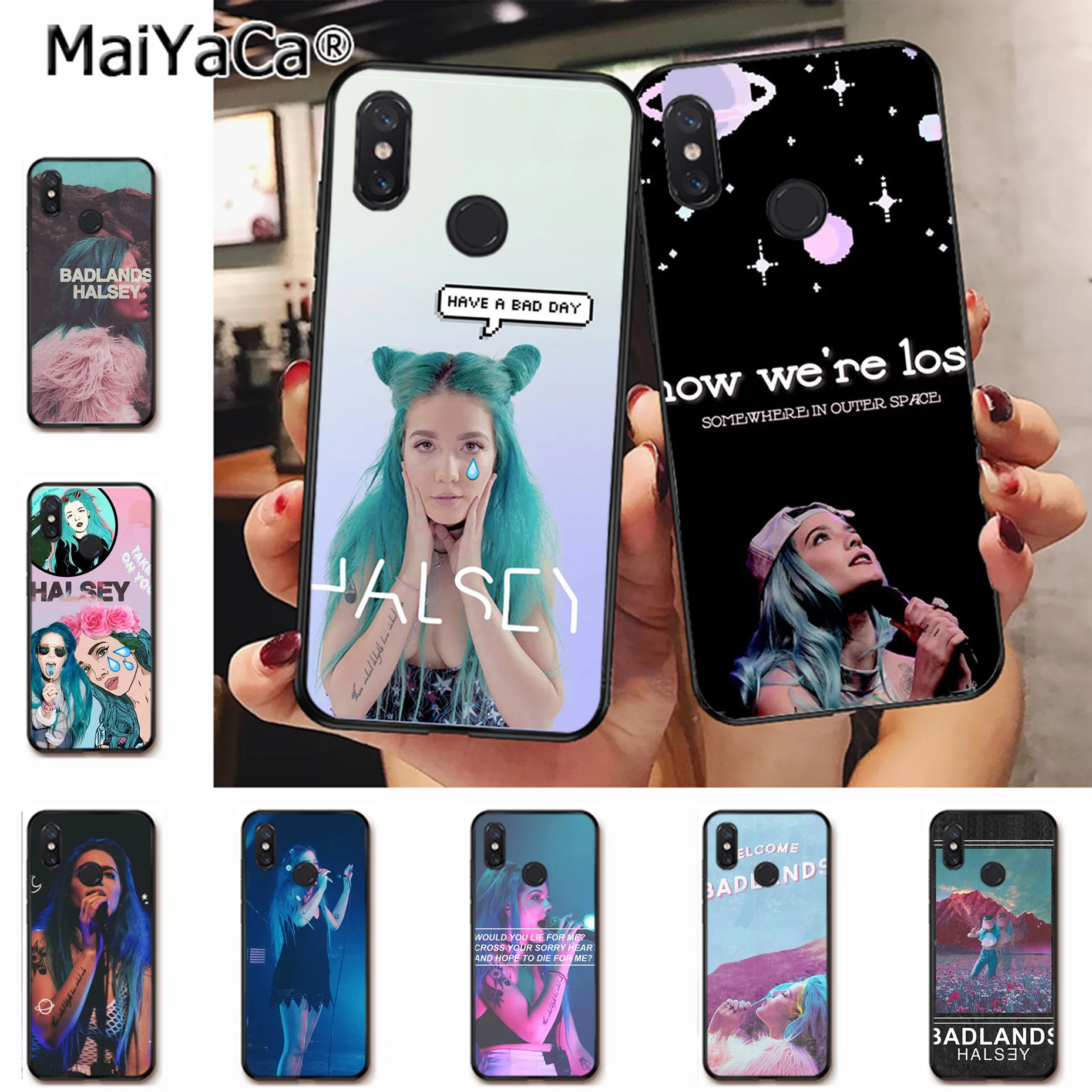 Чехол для телефона MaiYaCa с надписью Halsey Colors изумительный пейзаж xiaomi mi 8 se 6 note2 note3 redmi