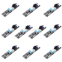 WeiKedz KY-033 100 шт. 1 канал модуль отслеживания/интеллектуальный датчик слежения автомобиля Инфракрасный/черный белый датчик обнаружения линии