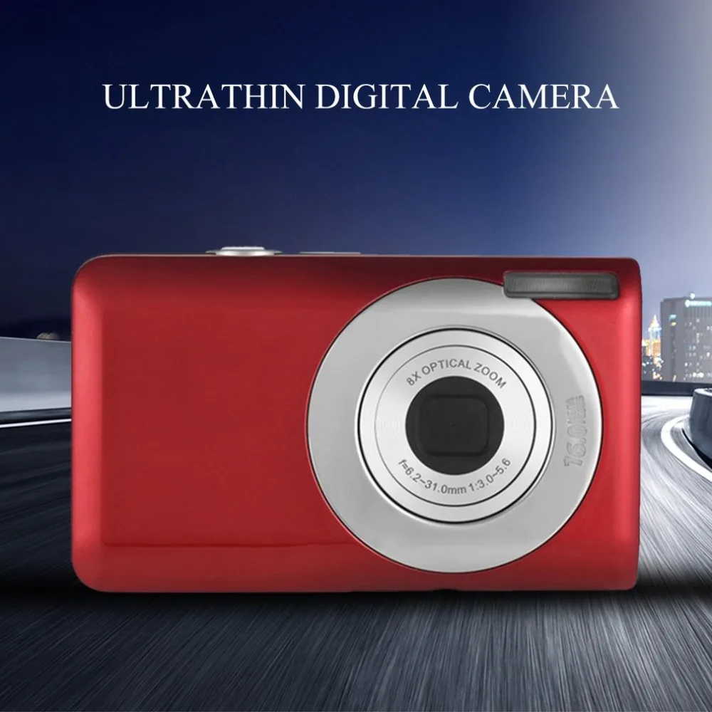 

8x Optical Zoom Telescopic Lens 16 Million Hd Ultra-thin Digital Camera Children's Camera Digital Students Cameras