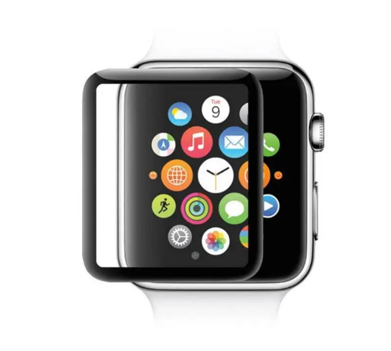 

Full Coverage Tempered Glass For Apple watch 4D 3D Curved Surface 38mm 42mm Screen Protector For Apple Series watch 1 2 3 500pcs