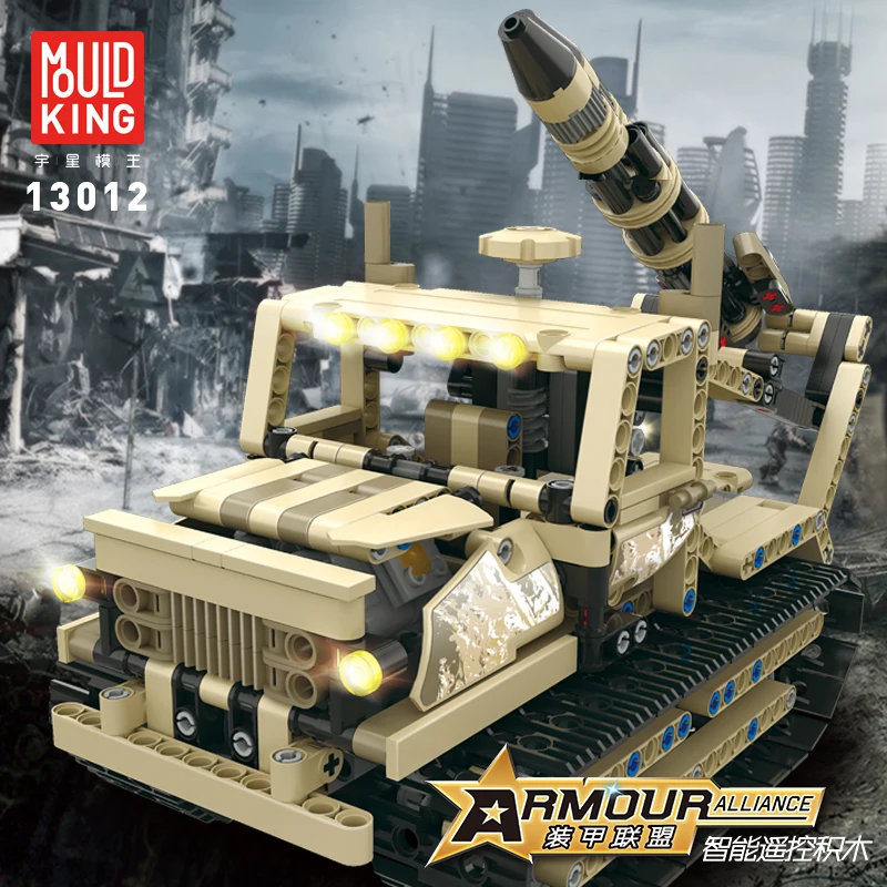 Kazi formle King Technic 13012 Armour Alliance Rc Blocks Военная серия с пультом дистанционного