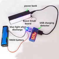 ion עבור 5V 1A 3.7V כוח בנק מטען Circuit Board Step Up Boost מודול כוח 18,650 Li-ion ליתיום סוללה עבור DIY Power בנק (4)