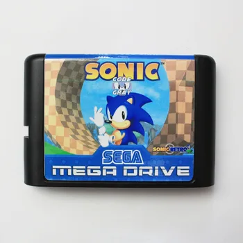

Sonic Code Gray 16 bit SEGA MD Game Card For Sega Mega Drive For Genesis