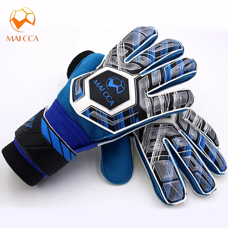 junior goalkeeper gloves with finger spines