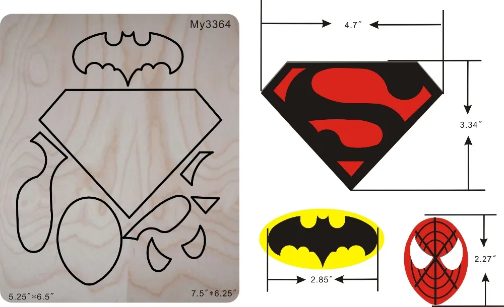 ==> [Free Shipping] Buy Best Super Hero die for scrapbooking, paper crafting and applique work. Online with LOWEST Price