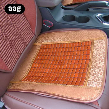 

AAG Bamboo Summer Cool Seat Mat Pad Square Cold Breathable Chair Cushion Office Home Car Truck Travel Chair Sofa Seat Pad