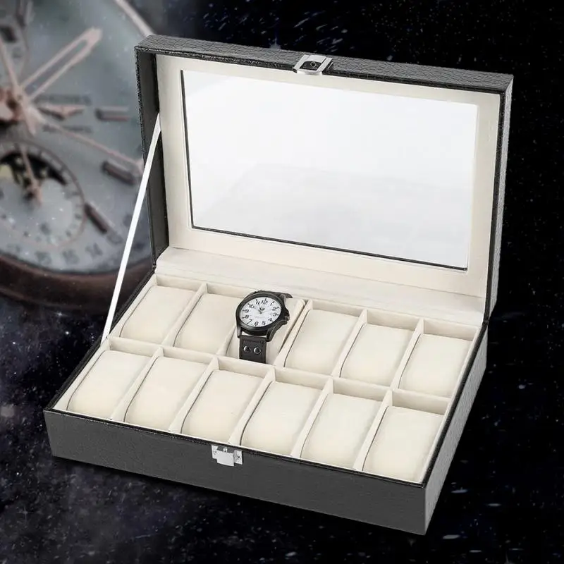 

12 Soft Pillow Watch Box Jewelry Display Storage Organizer Box Case Fashion Watch Box