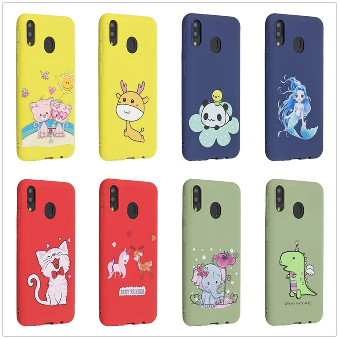 

case for Samsung A70 A50 A40 A30 A20 A10 M30 M20 M10 Cute Cartoon Patterned Soft Cases Galaxy A 70 50 40 M 30 20 10 Phone Coque