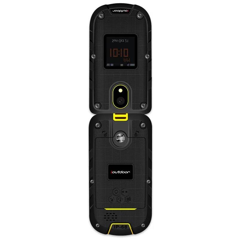 Ioutdoor F2 прочный Флип Мобильный Телефон IP68 водонепроницаемый сотовый телефон 2 4