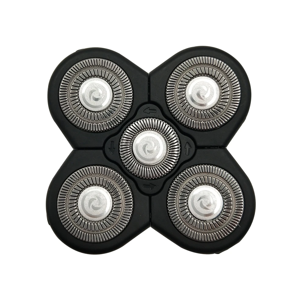 

Five Blade Electric Shaver Head 5D Floating Replaceable Razor Alternate Accessories Washable for Men