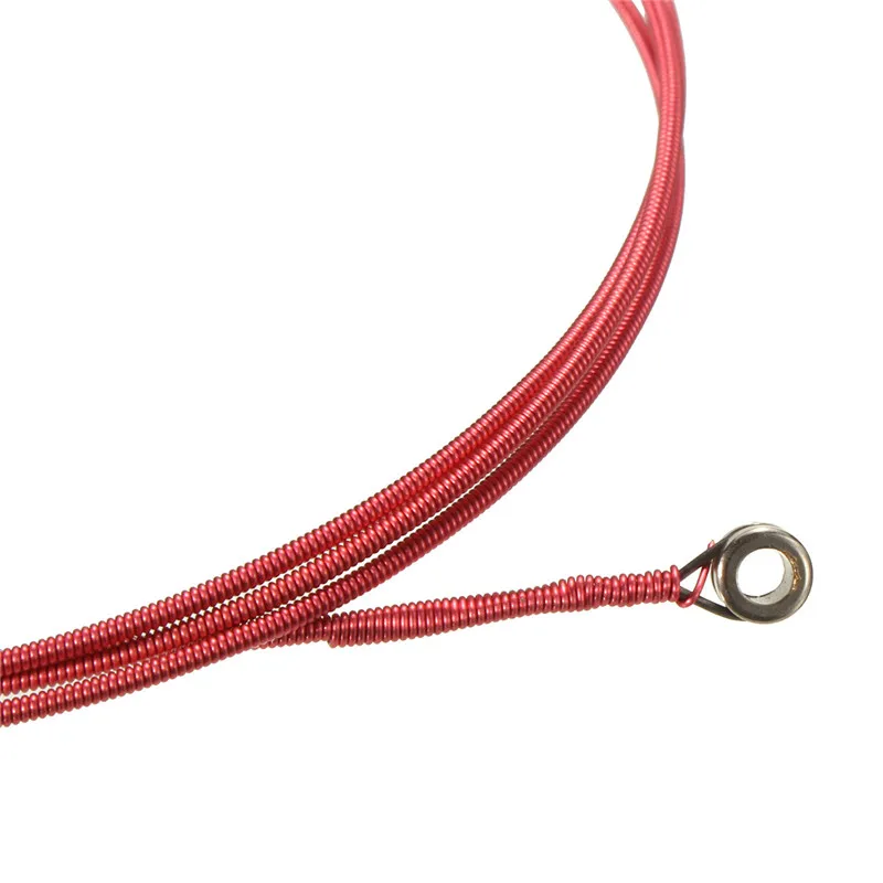 6 шт./компл. разноцветное Цвет Акустической Гитары Струны для укулеле музыкальных