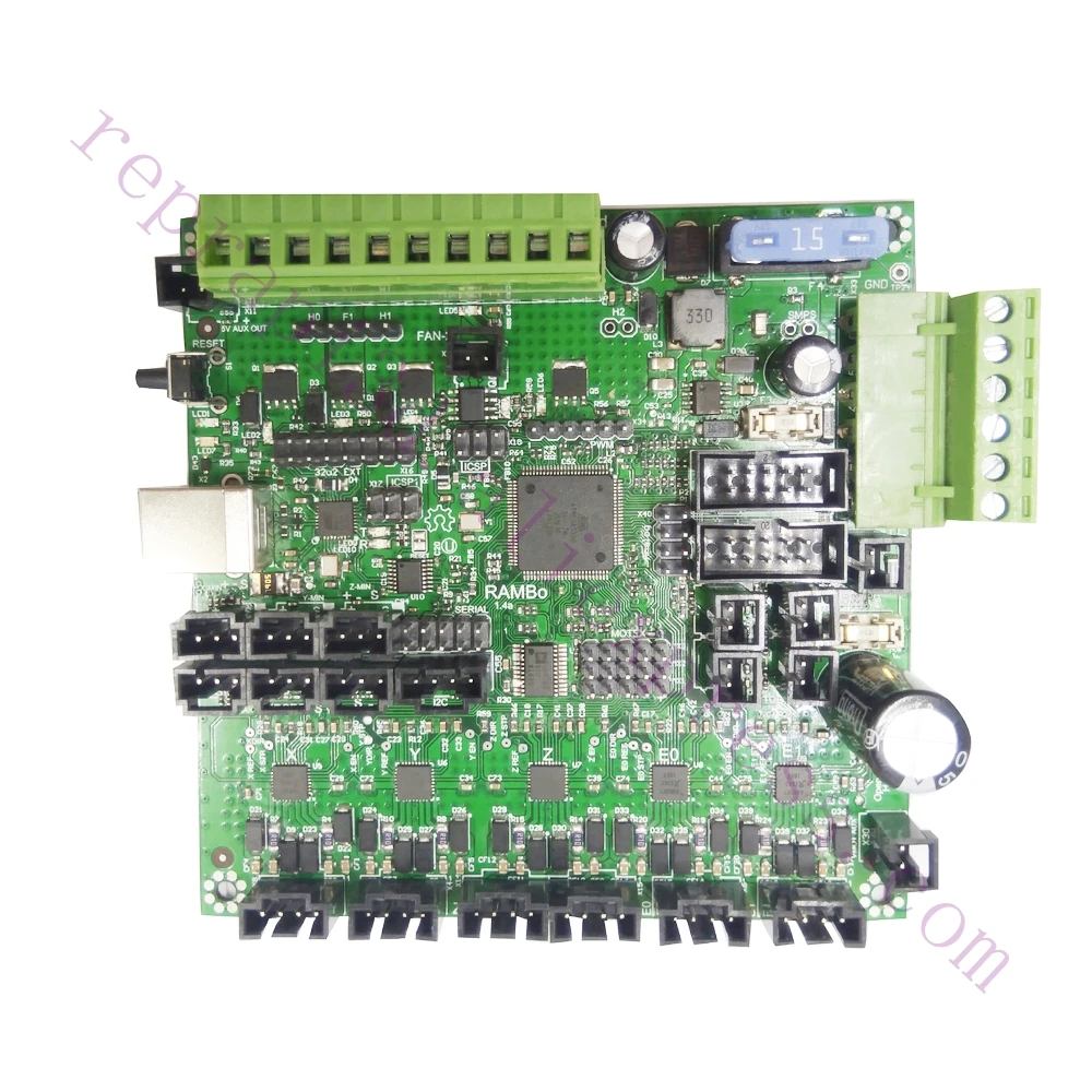 Best Price Cloned RAMBo 1.4 Motherboard RAMBo V1.4a board for Lulzbot Taz6 3D Printer, designed by Ultimachine Best Price Cloned RAMBo 1.4 Motherboard RAMBo V1.4a board for Lulzbot Taz6 3D Printer, designed by Ultimachine