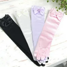 5 шт./лот, детские длинные перчатки с цветочным узором для девочек, светло-фиолетовая, Лавандовая, Студенческая кружевная перчатка, костюм, перчатки, перчатки для танцев