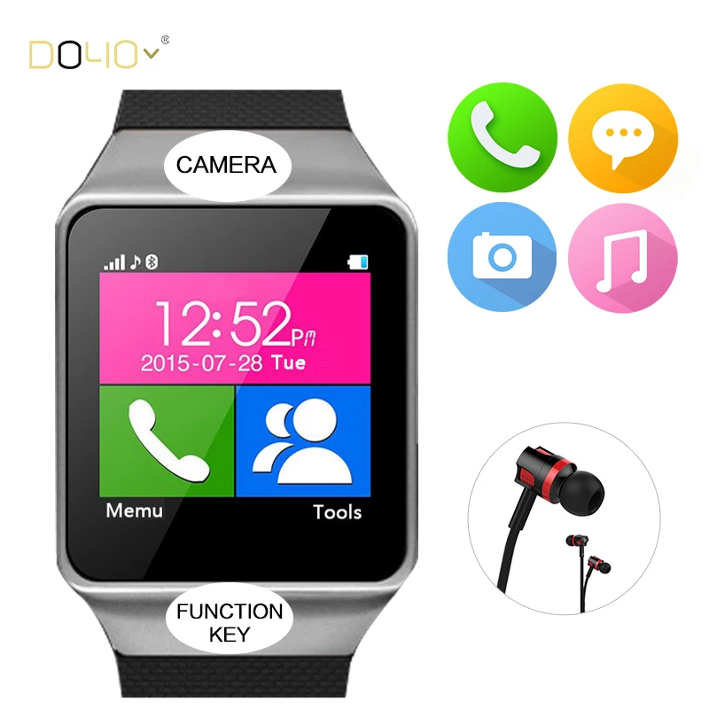 2016 New font b Smart b font font b Watch b font dz09 with Camera Bluetooth