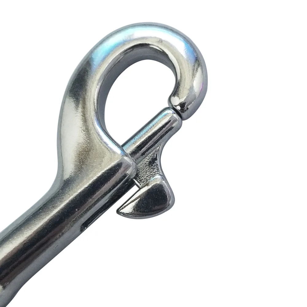 5 PCS 316 الفولاذ المقاوم للصدأ 80mm قطب العين المفاجئة هوك الغوص واحدة المنتهية قطب مسمار بعروة هوك مشبك الكلب كليب المعدات والعتاد