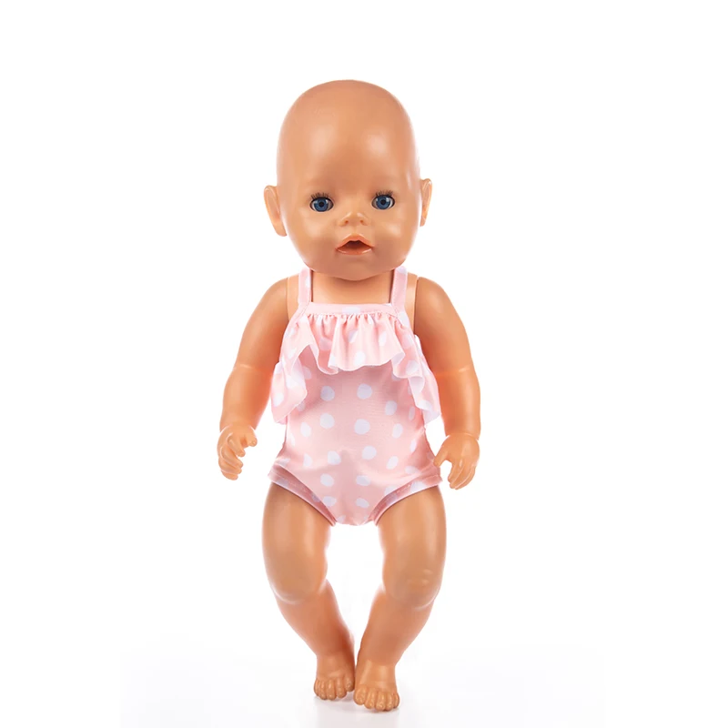 Новая одежда для купания, Одежда для куклы, подходит для 43 см, детская одежда, аксессуары для куклы реборн