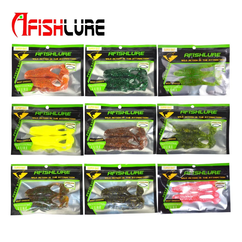 

Soft Rayfrog Black Fish Killing Soft Bait 105mm 13g Artificial Bait Plastic Lure 18pcs/lot Fising Lures 9 colors Mix Afishlure
