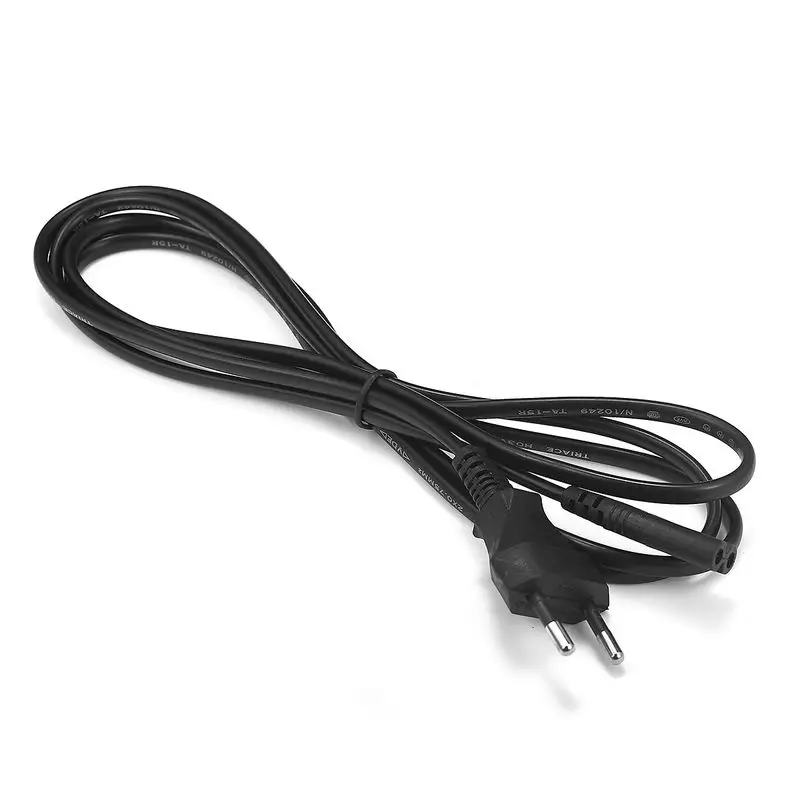 5pcs EU European Power Cable Figure 8 C7 Power Cord 1.8m 6ft 18AWG For