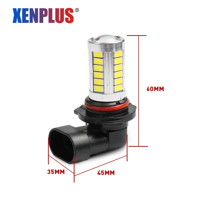 Xenplus 2 шт. 9005 9006 светодиодный 33 SMD 5730 Автомобильные противотуманные фары дальнего