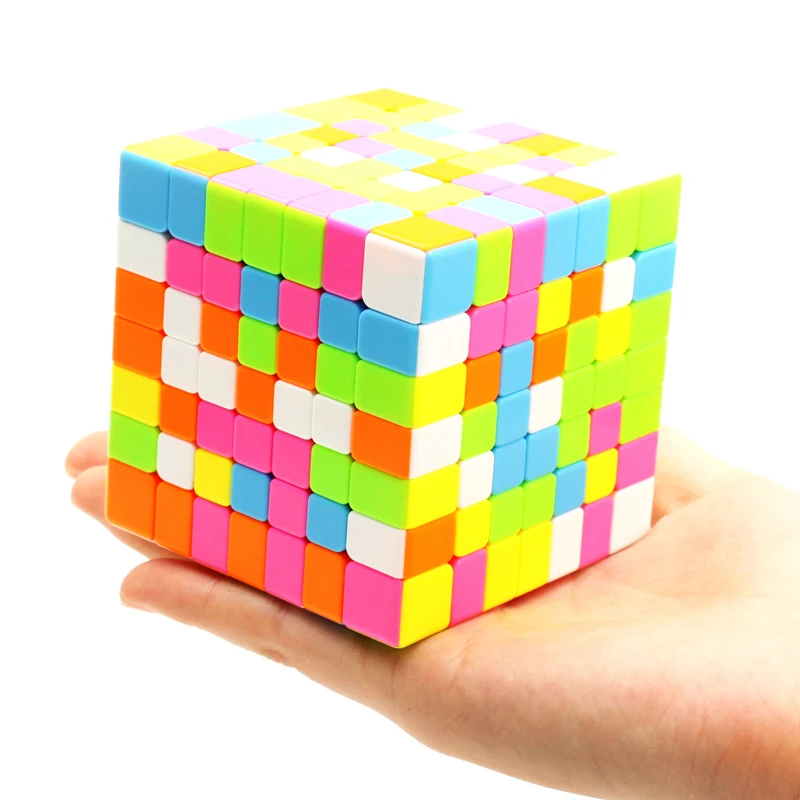 Новый Z cube 7X7X7 волшебный скоростной куб красочный пазл 7-слойный высококачественный профессиональный обучающий и Развивающий кубик magicos