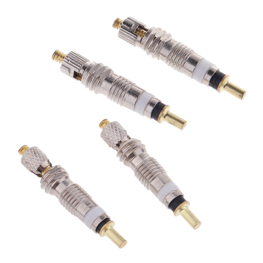2Pcs Tubeless Presta Valve Core Copper Replacement Parts for Universal Road Bikes and Mountain Bicycles