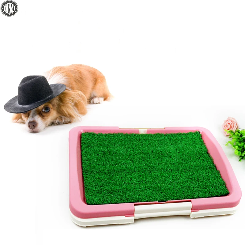 Buy Pet Dog Toilet Grass Mat Dog Urinary Toilet Tray pad Dog Three Layers flat