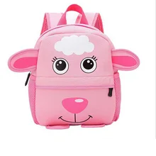 2017 New Cute Kids School Bags Baby Cartoon Animal Backpack Mini Baby Toddler Book Bag Kindergarten